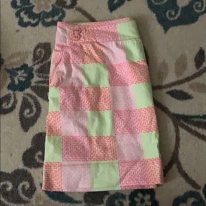 Vineyard Vines patchwork skirt size 4